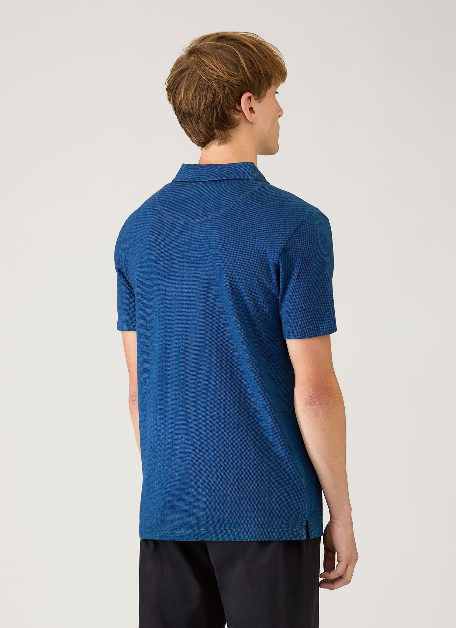 Men's Riviera Polo Shirt in Real Indigo