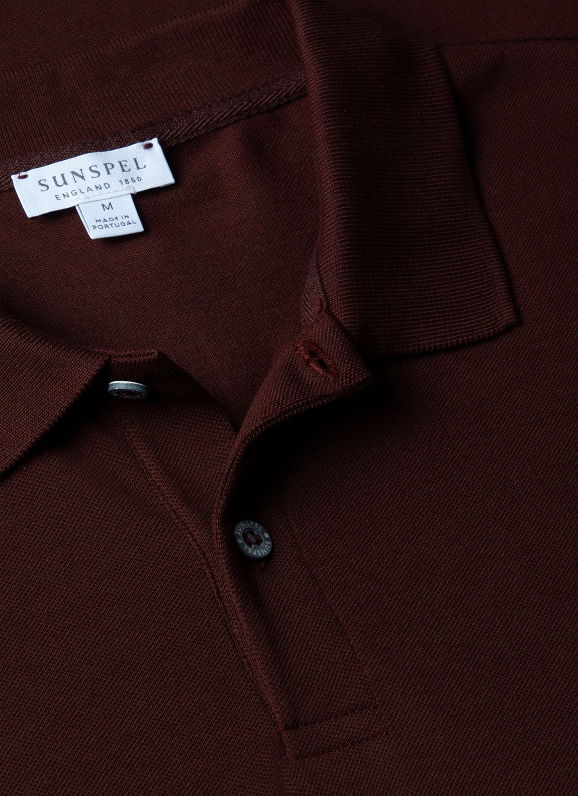 Men's Piqué Polo Shirt in Raisin