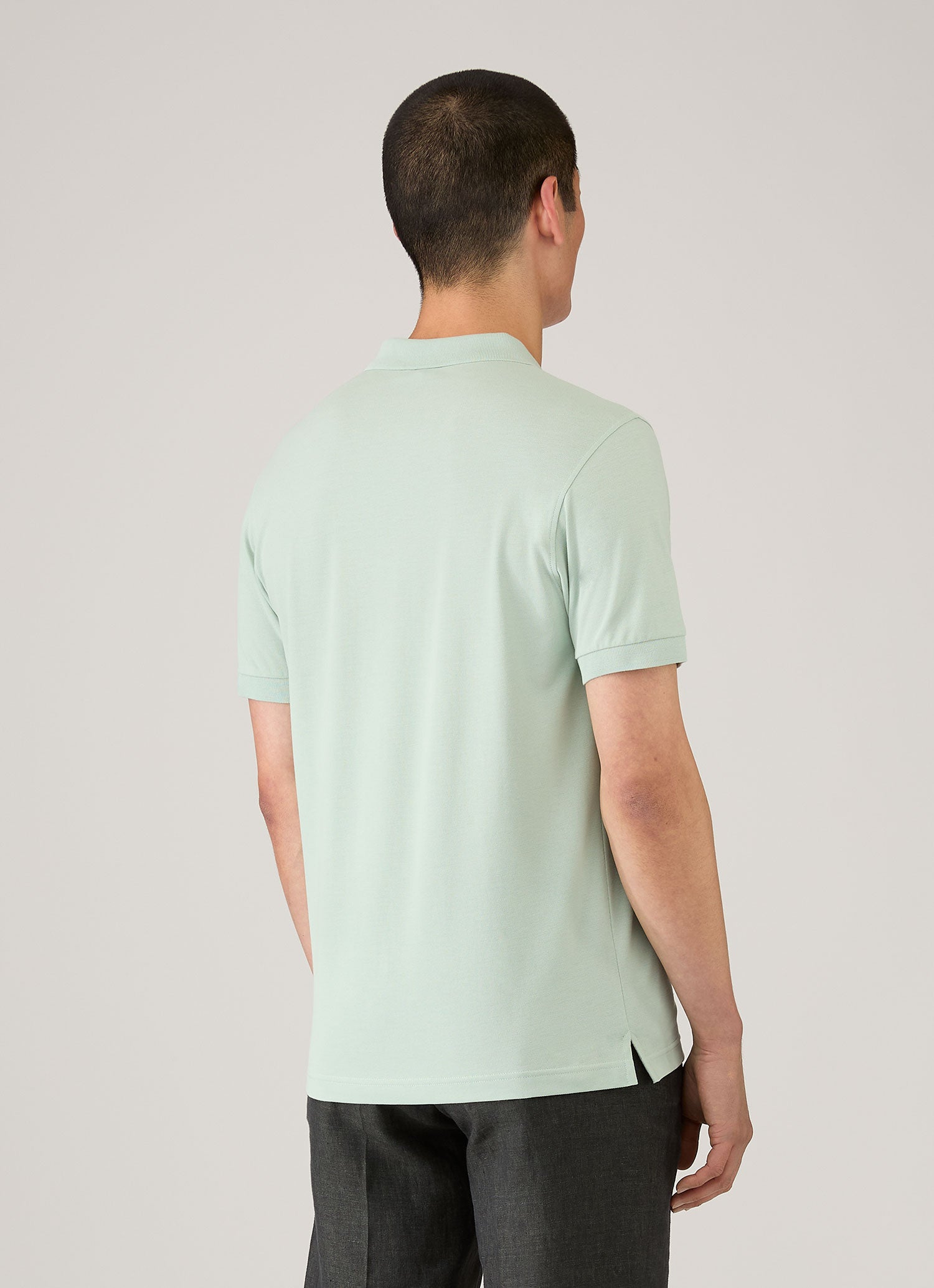 Men's Piqué Polo Shirt in Laurel