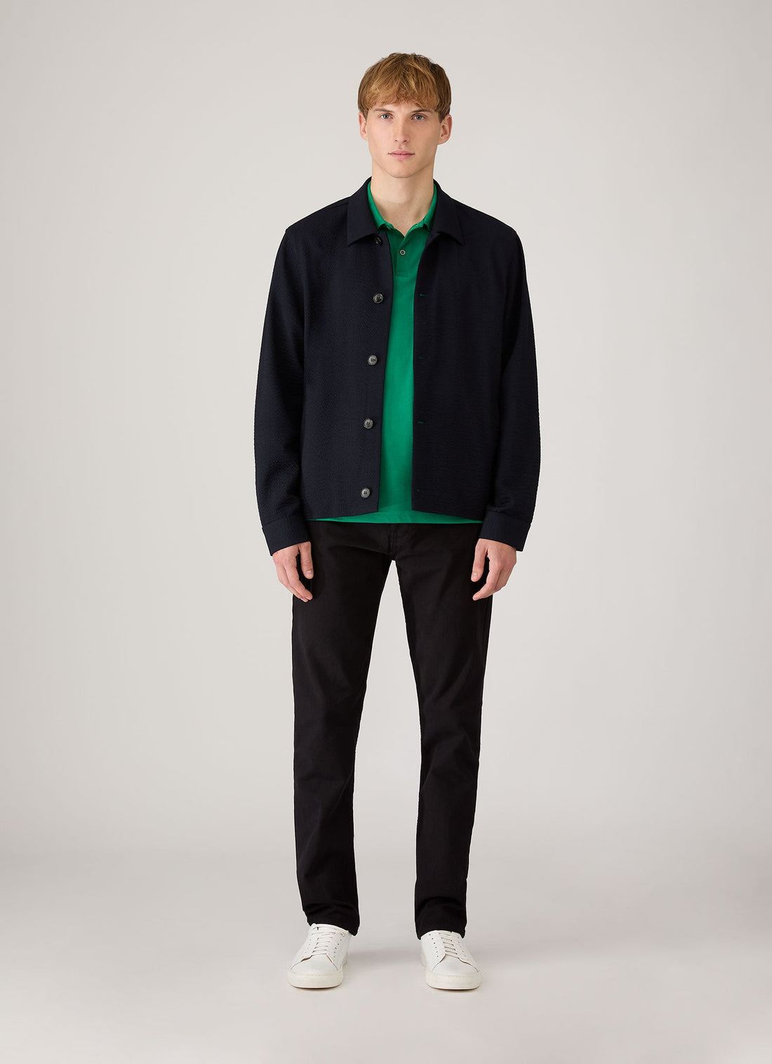 Men's Piqué Polo Shirt in Bright Green