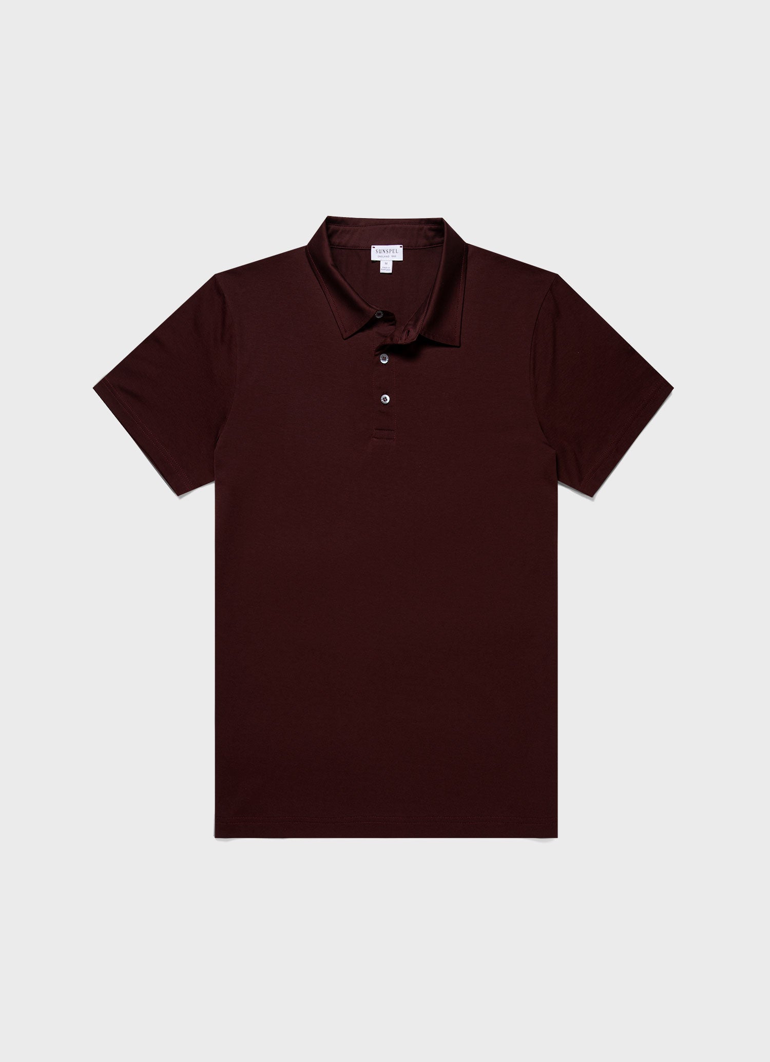 Men's Classic Jersey Polo Shirt in Raisin