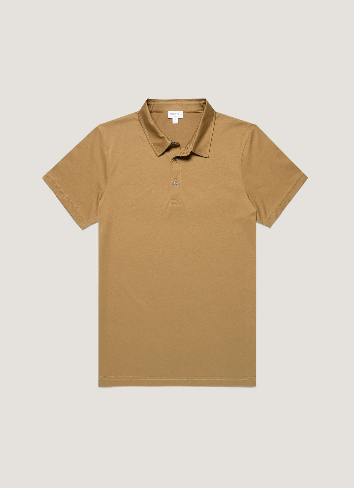 Men's Classic Jersey Polo Shirt in Walnut