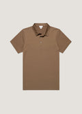 Men's Classic Jersey Polo Shirt in Dark Cedar