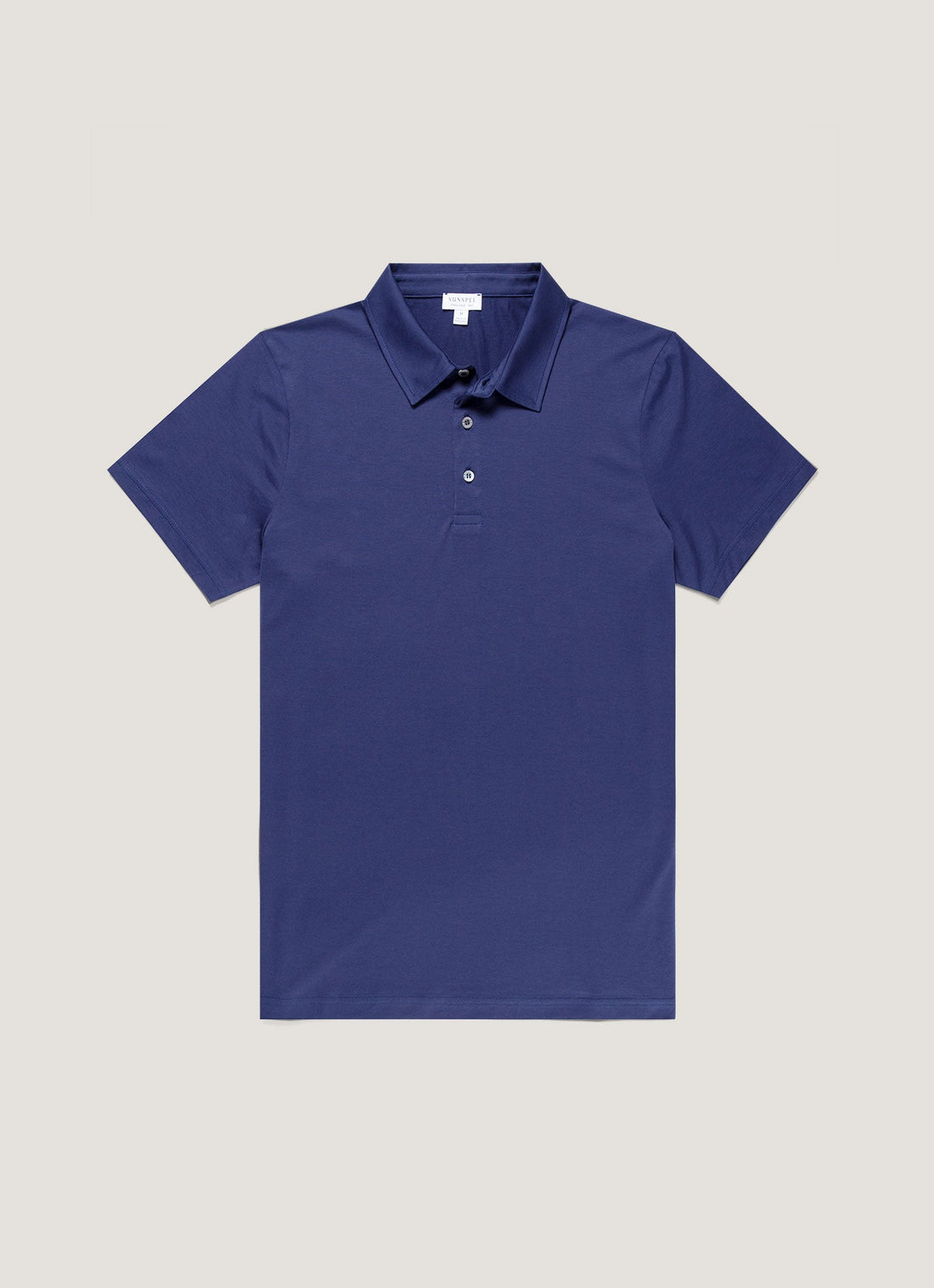 Men's Classic Jersey Polo Shirt in Ink Blue