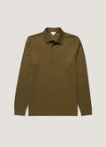 Men's Heavyweight Rugby Polo Shirt in Loden Green