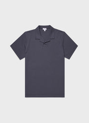 Men's Heavyweight Polo Shirt in Slate Blue