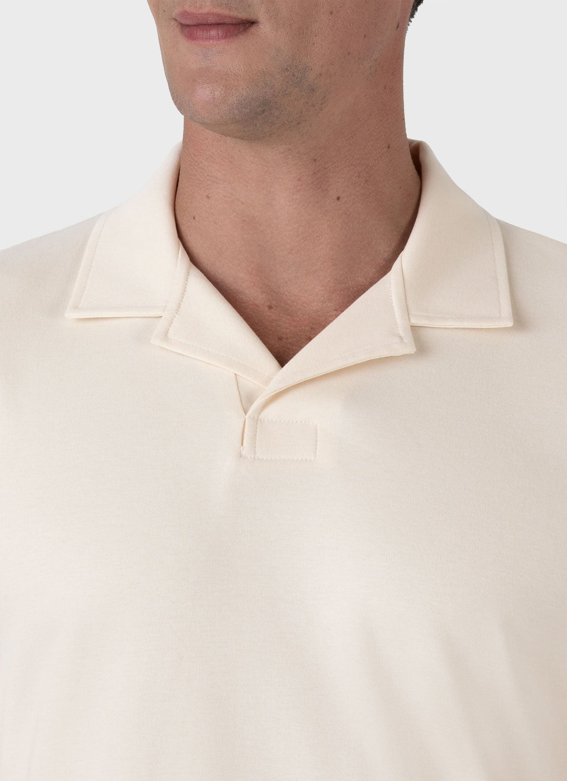 Men's Heavyweight Polo Shirt in Undyed