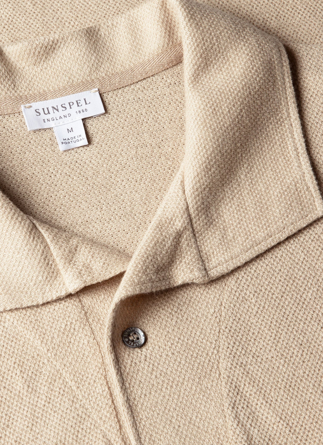 Men's Linen Piqué Polo Shirt in Hazelwood