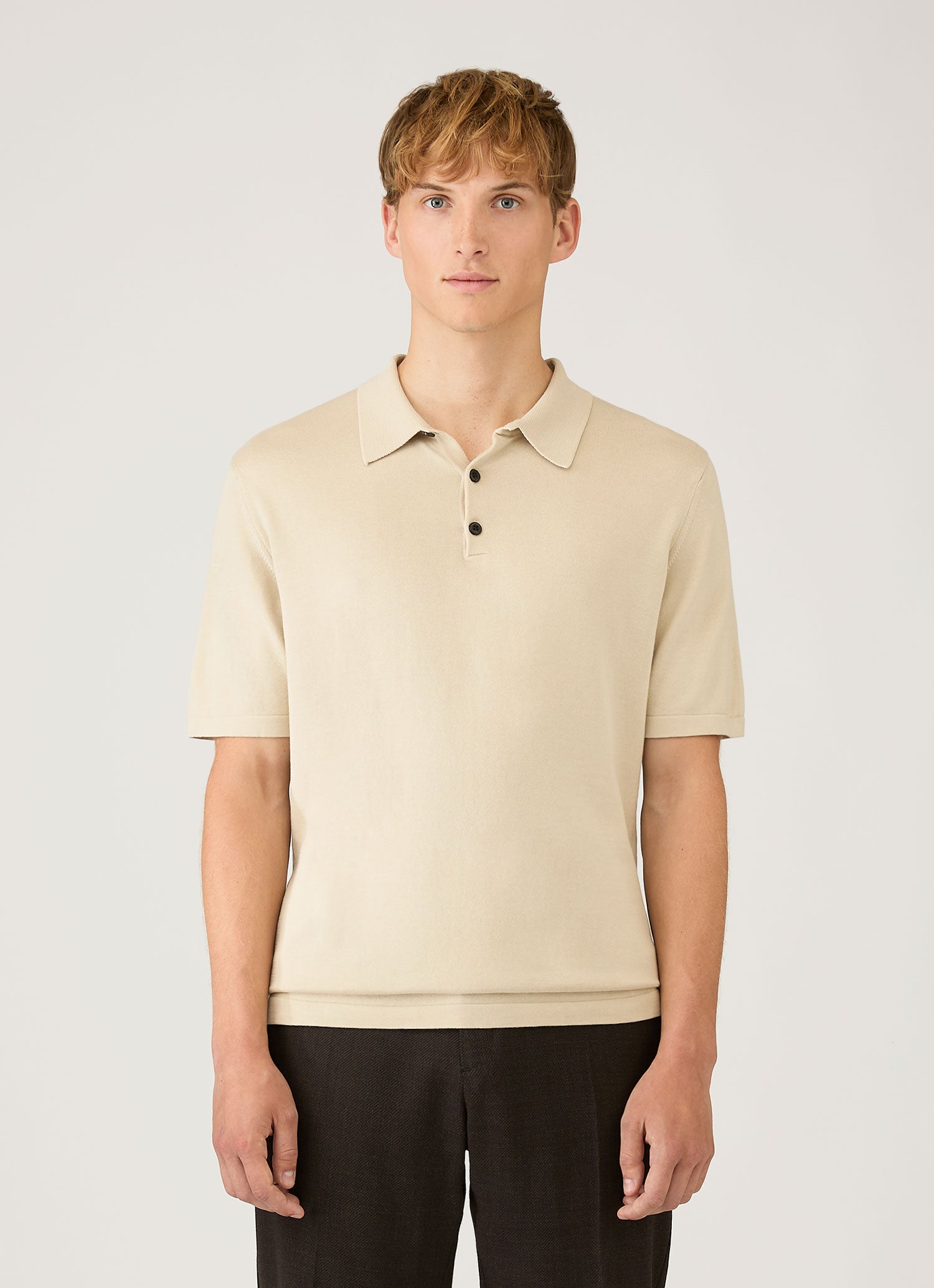 Men's Sea Island Cotton Polo Shirts | Sunspel