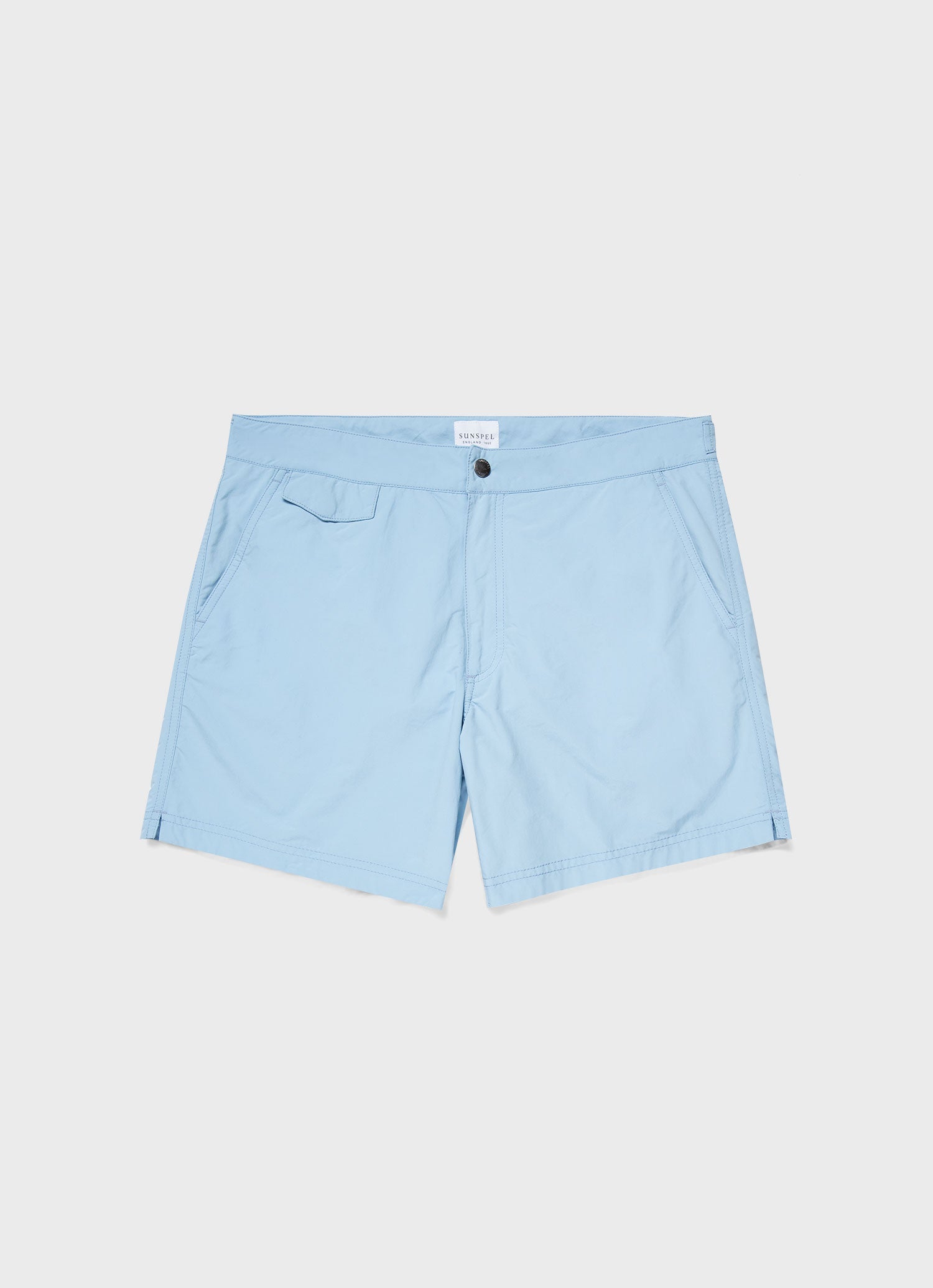 Men's Tailored Swim Short in Light Blue