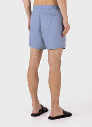 Men's Tailored Swim Shorts in Vintage Blue