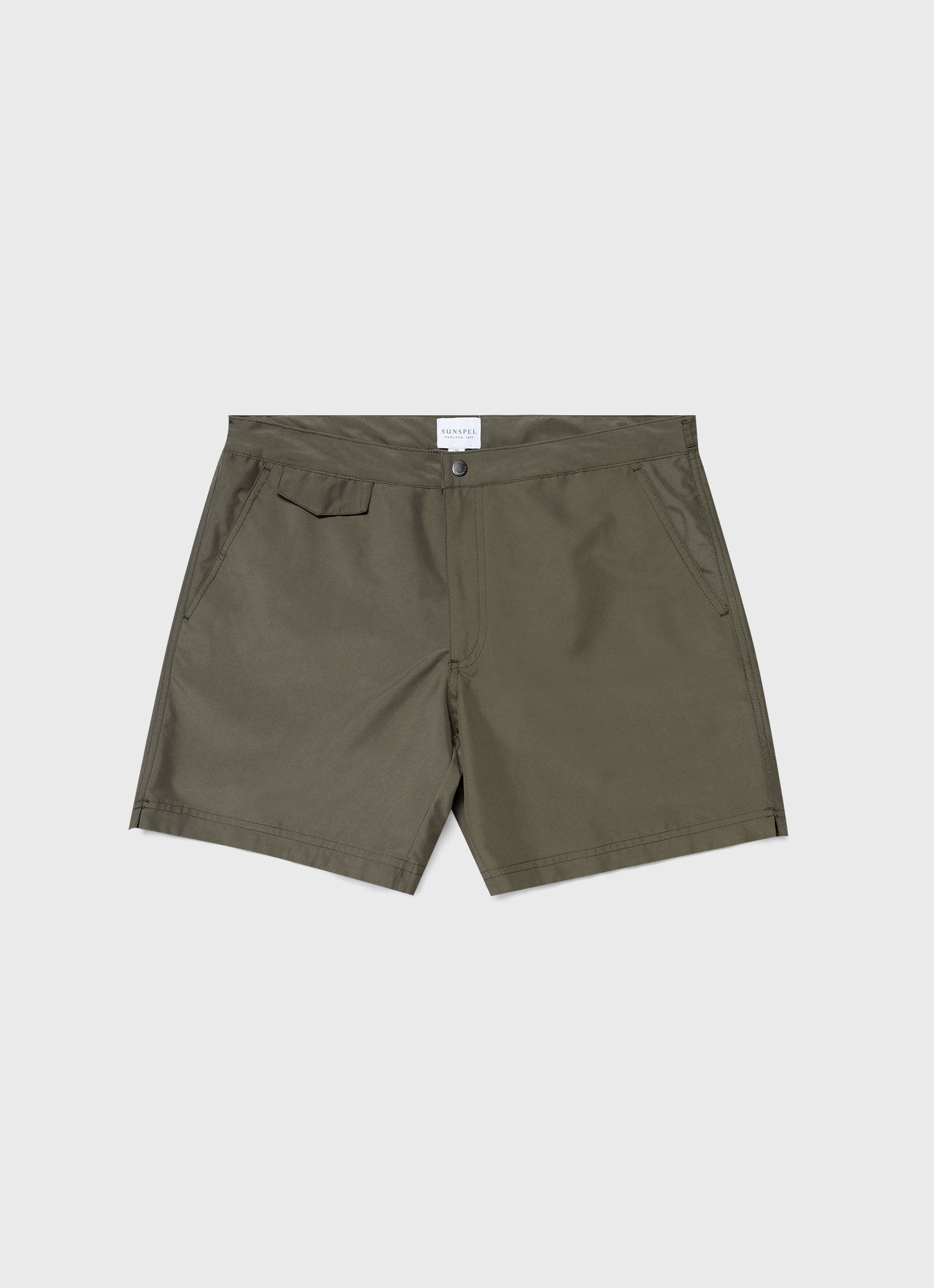 Men's Tailored Swim Shorts in Hunter Green