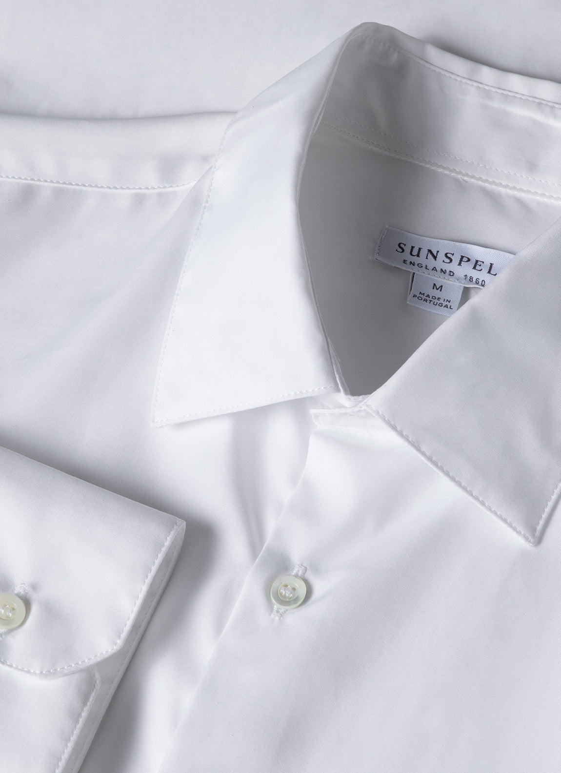 Men's Sea Island Cotton Shirt in White