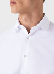 Men's Sea Island Cotton Shirt in White