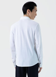 Men's Piqué Shirt in White