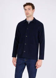 Men's Moleskin Twin Pocket Jacket in Navy