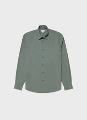 Men's Lightweight Poplin Shirt in Seaweed