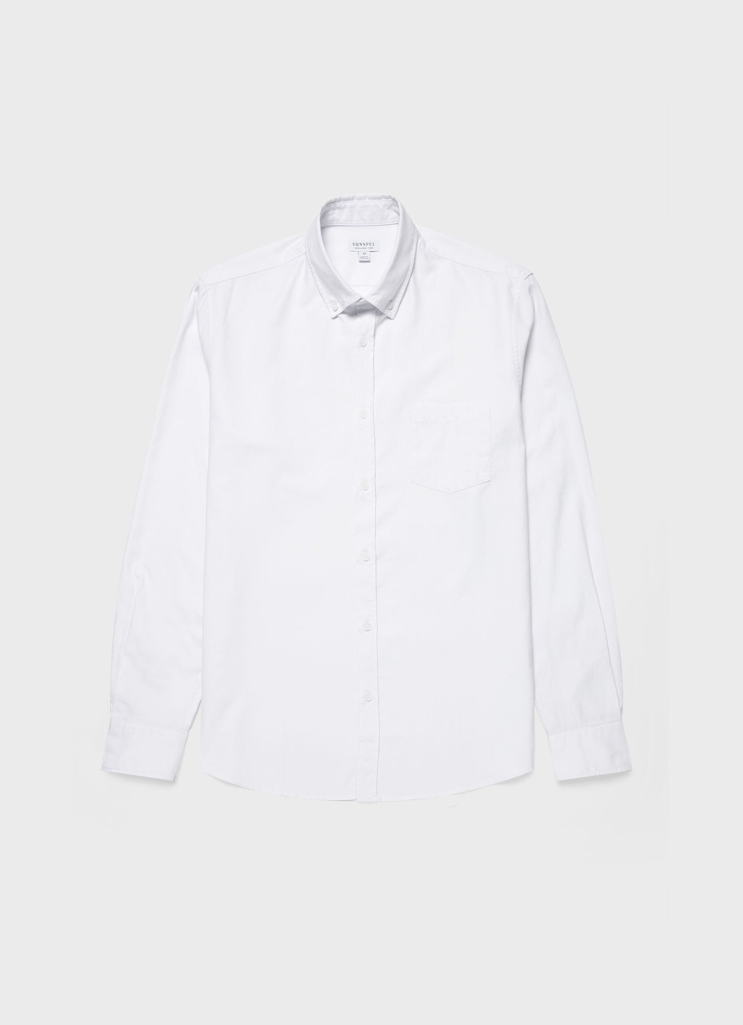 Men's Button Down Oxford Shirt in White