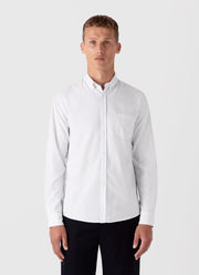 Men's Button Down Oxford Shirt in White