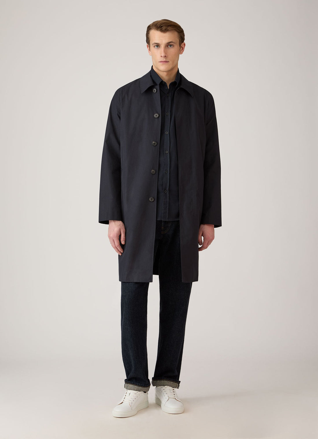 Men's Button Down Flannel Shirt in Black