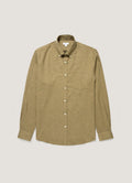 Men's Button Down Flannel Shirt in Artichoke