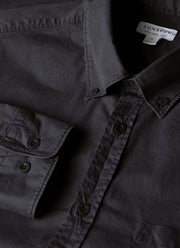 Men's Button Down Poplin Shirt in Navy