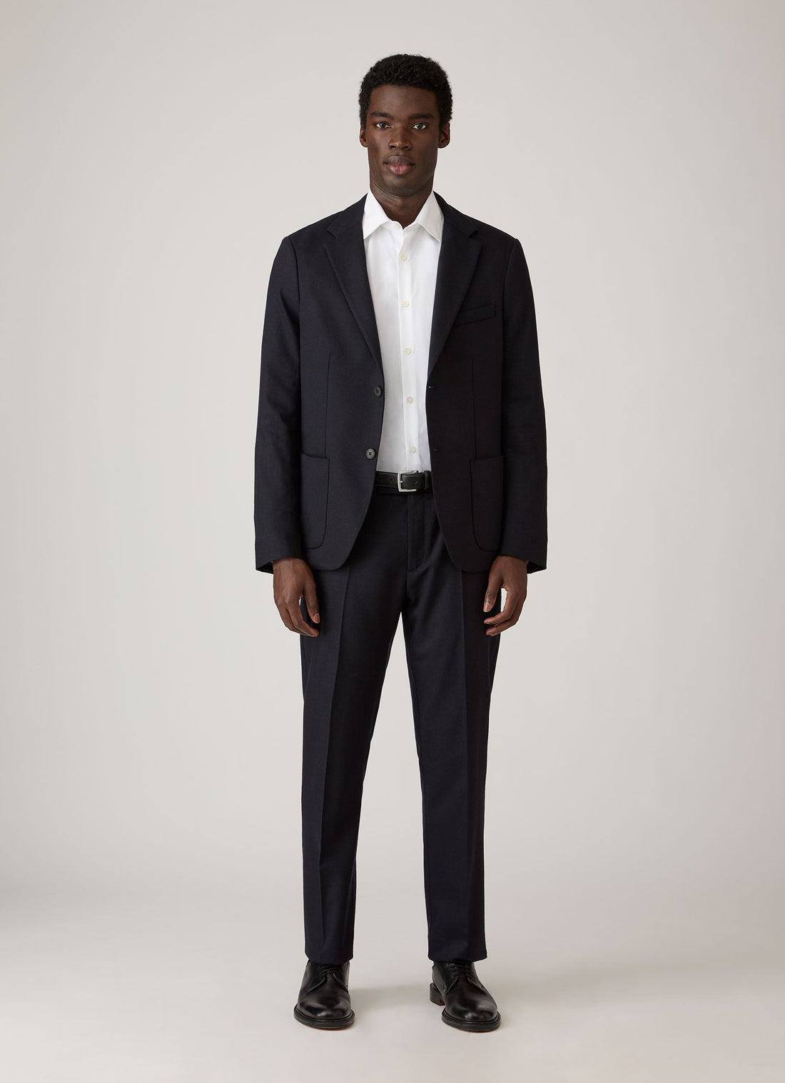 Men's Cotton Poplin Shirt in White