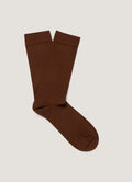 Men's Cotton Socks in Chestnut
