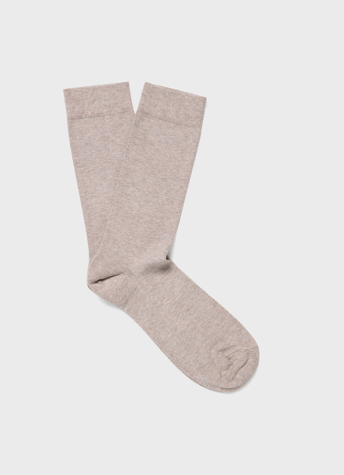 Men's Cotton Socks in Beige Melange