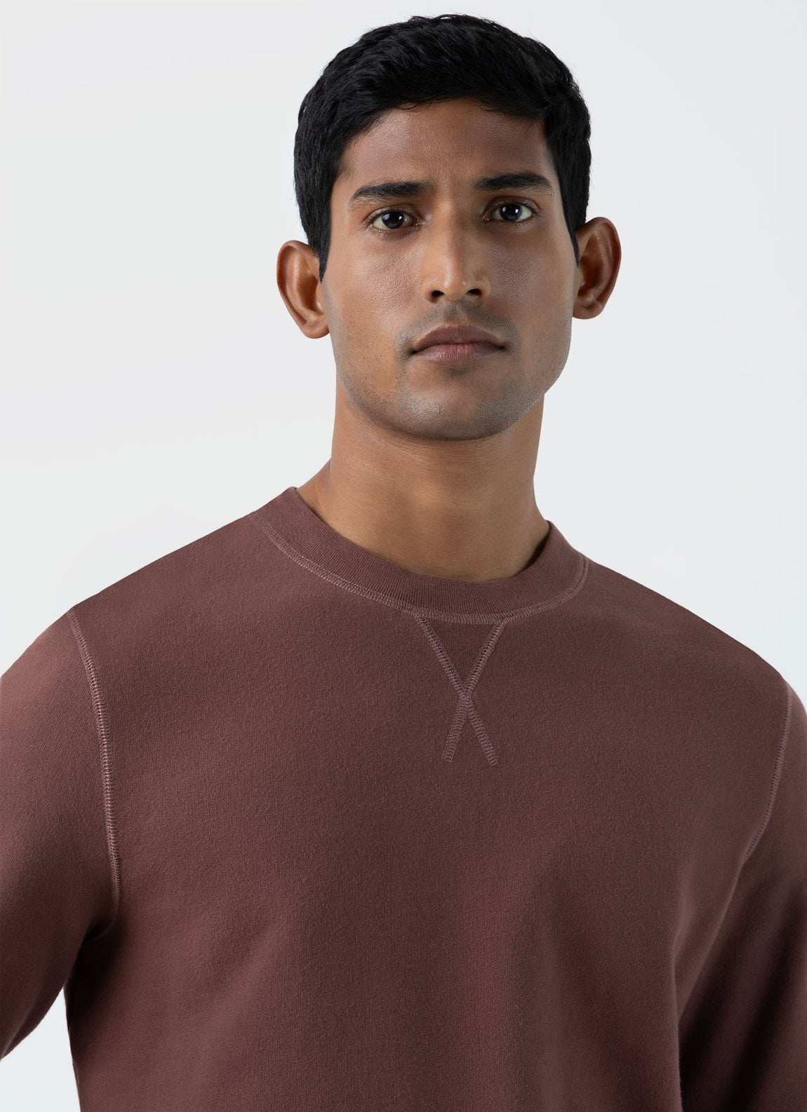 Men's Loopback Sweatshirt in Brown