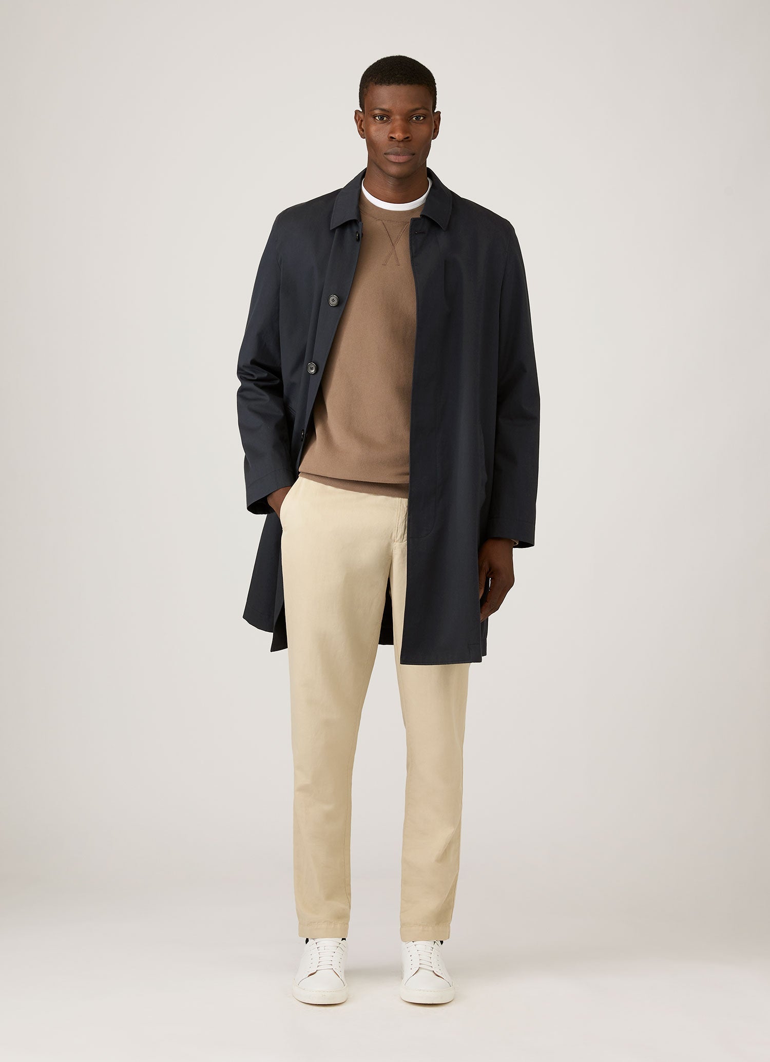 Men's Loopback Sweatshirt in Dark Cedar