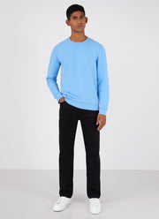 Men's Loopback Sweatshirt in Mid Blue