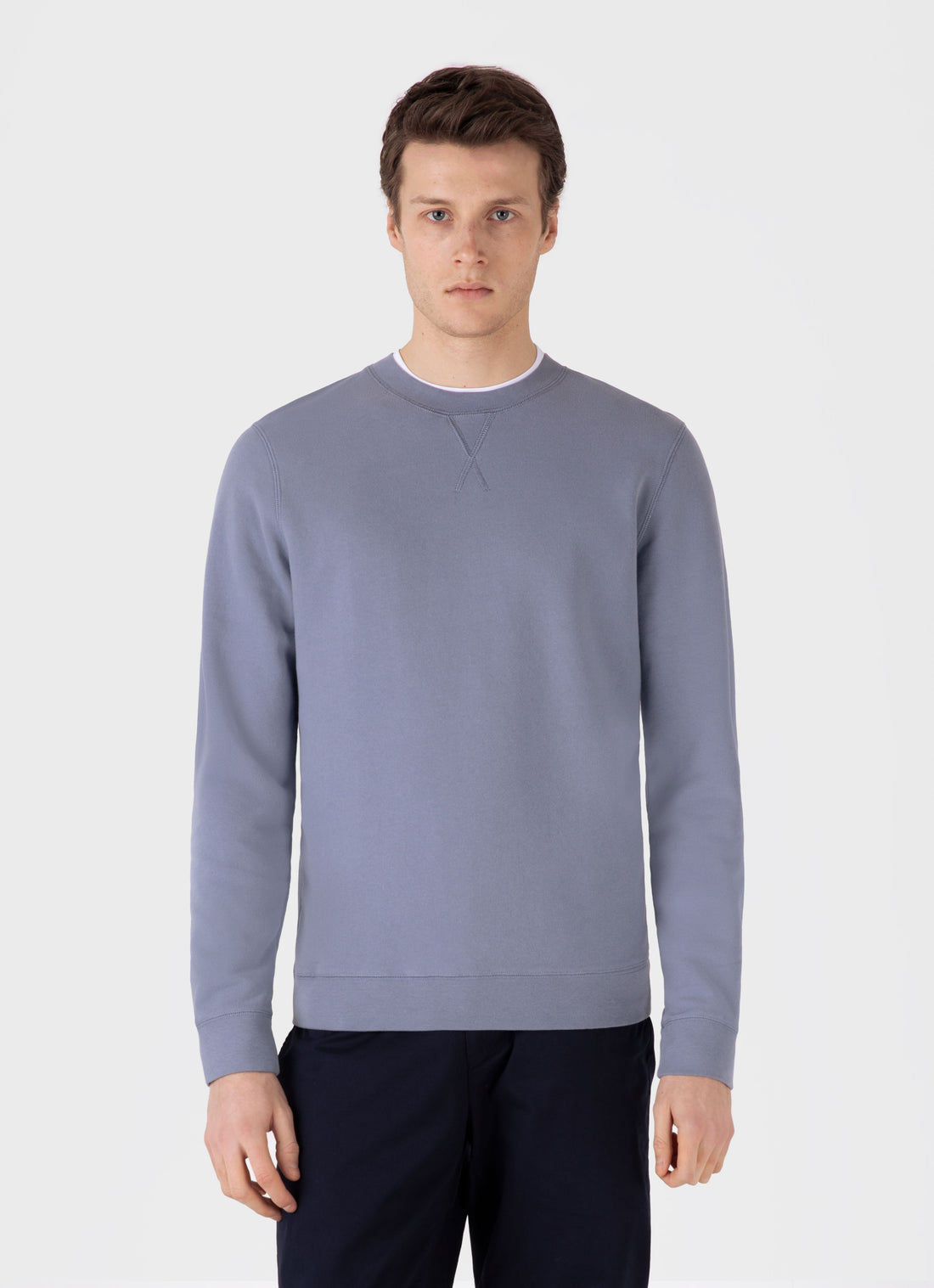 Men's Loopback Sweatshirt in Vintage Blue