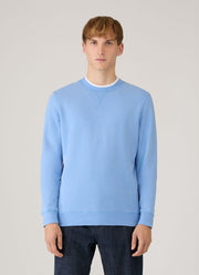 Men's Loopback Sweatshirt in Azure Blue
