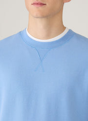 Men's Loopback Sweatshirt in Azure Blue