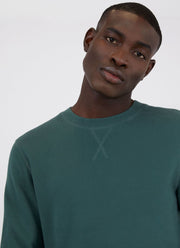 Men's Loopback Sweatshirt in Deep Green
