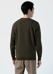 Men's Loopback Sweatshirt in Dark Olive