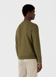 Men's Loopback Sweatshirt in Olive Green