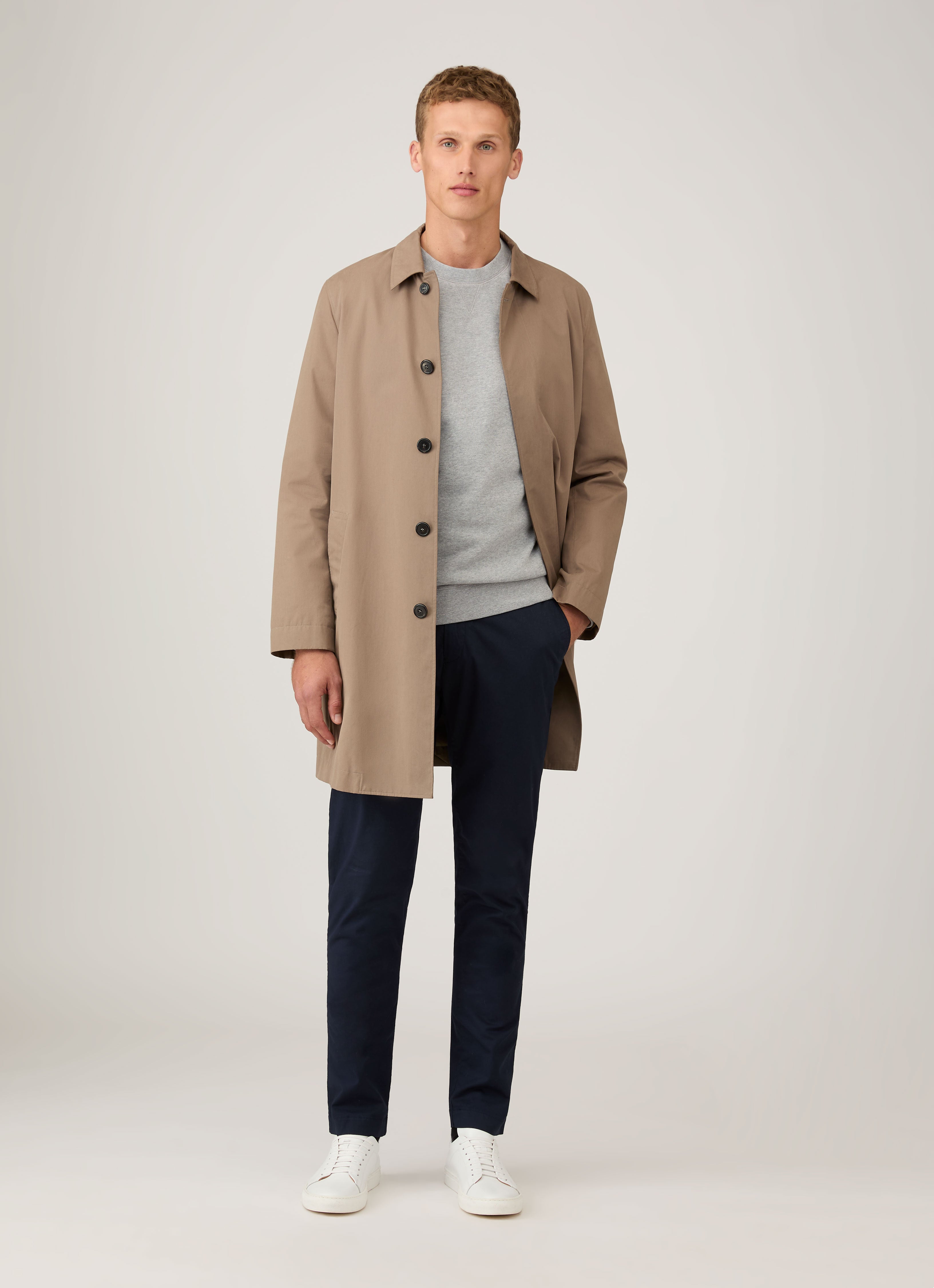sunsea Cut-off Sweatshirt Stole メンズ Men's Oversized Loopback Sweatshirt in Light Grey Melange