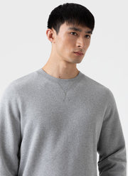 Men's Loopback Sweatshirt in Grey Melange