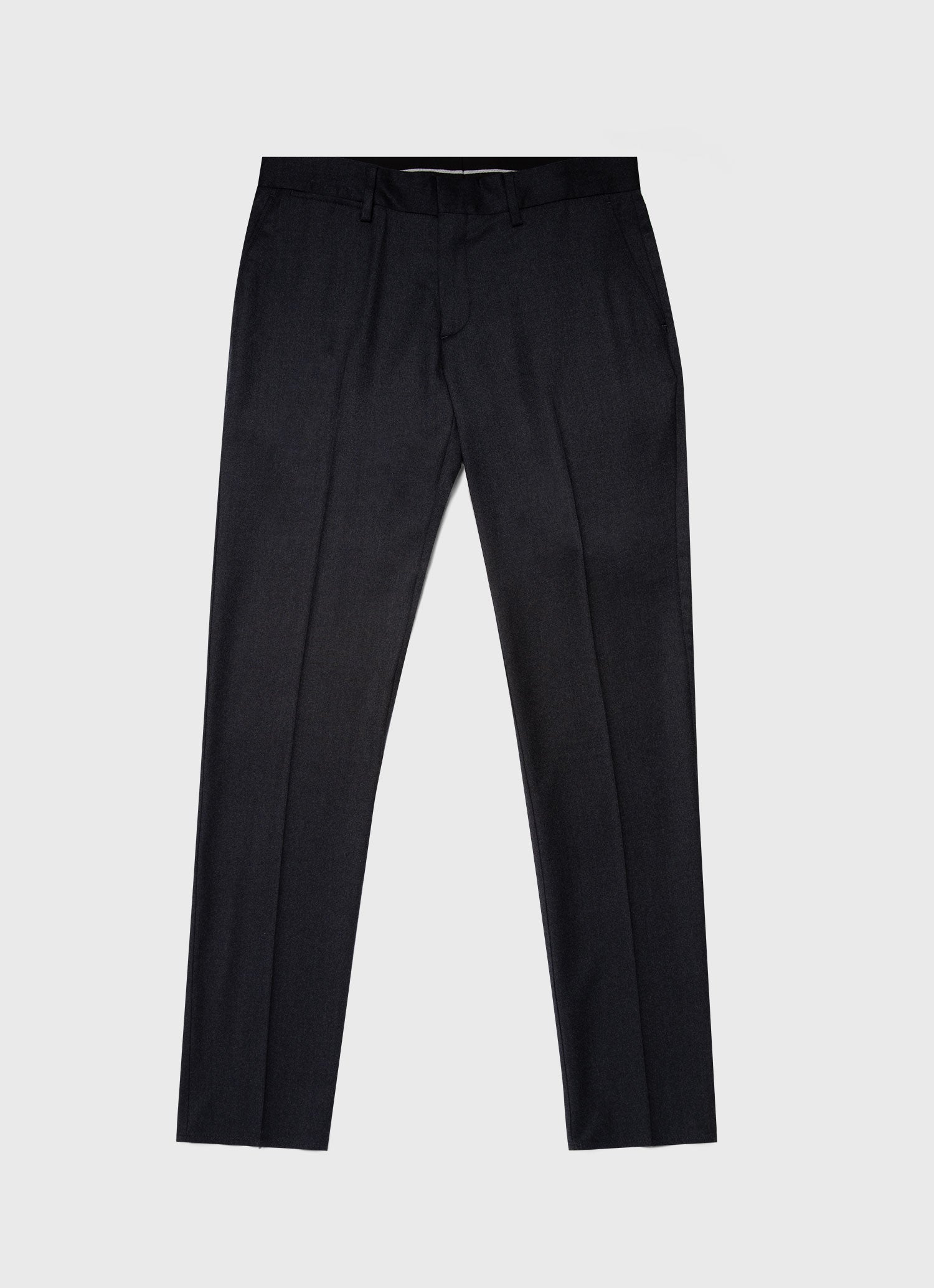 Men's Wool Trouser in Charcoal Melange