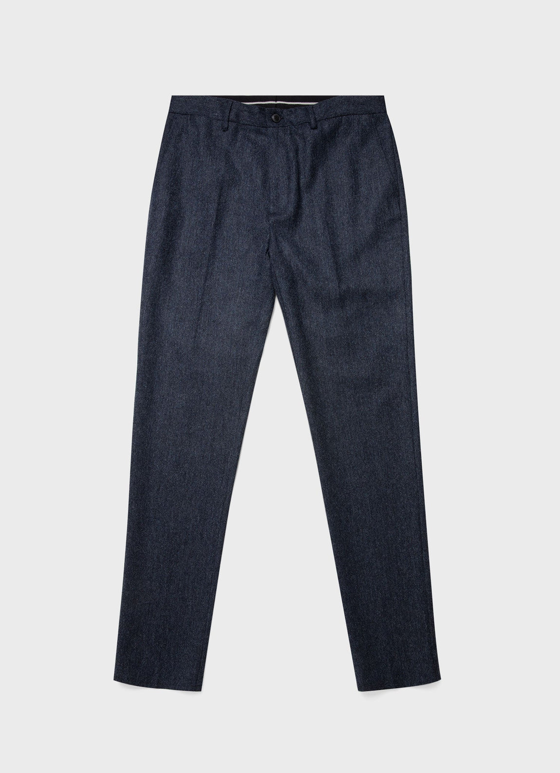 Men's Donegal Wool Trouser in Space Blue