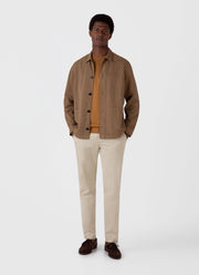 Men's Slim Chino in Light Stone