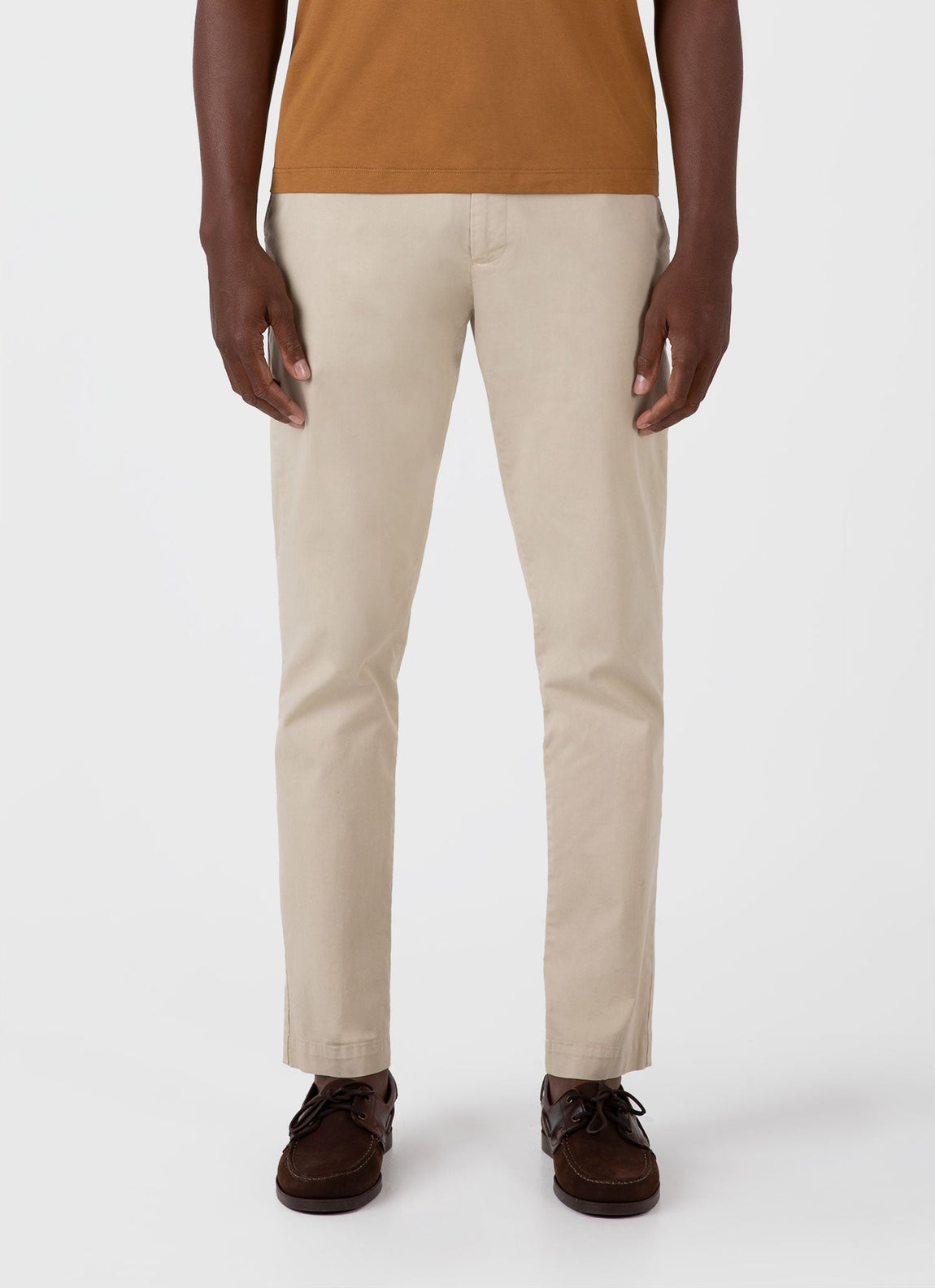 Men's Slim Chino in Light Stone