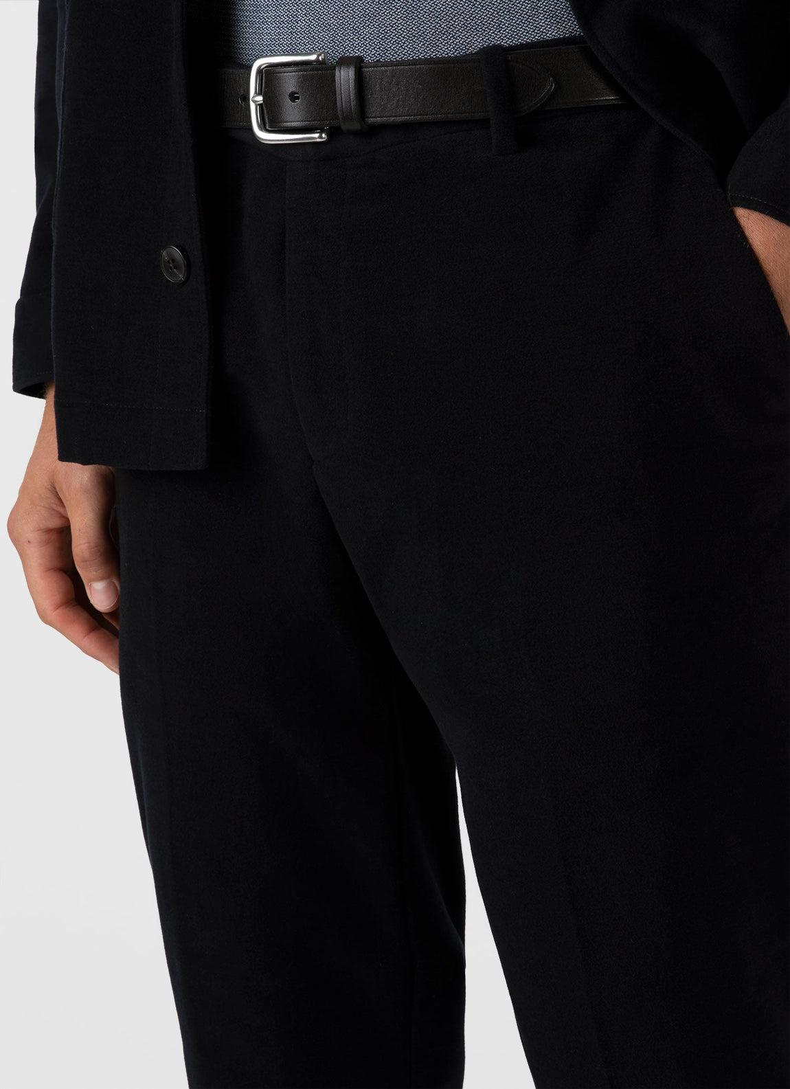 Men's Moleskin Trouser in Navy