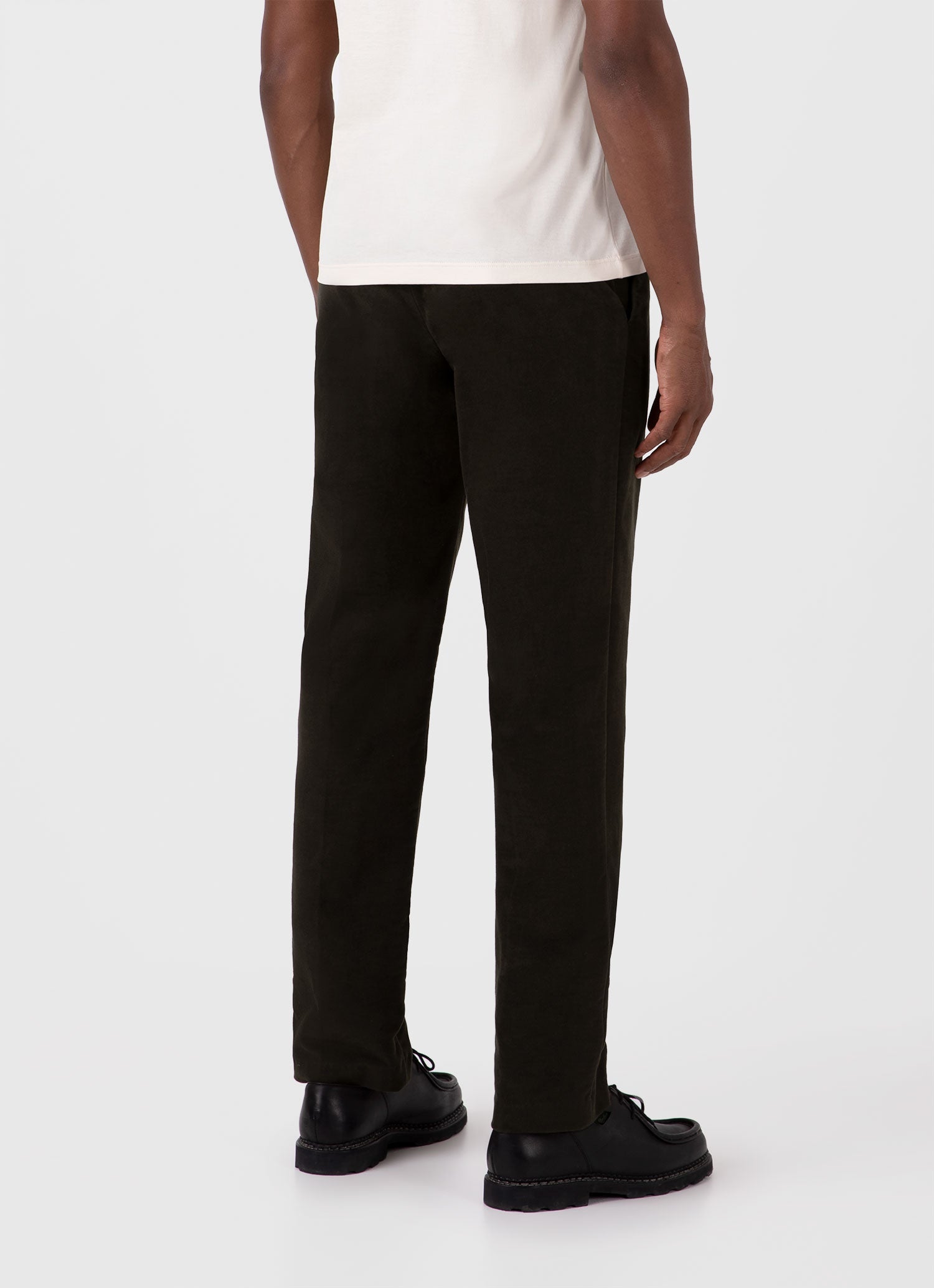 Men's Moleskin Trouser in Peat