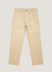 Men's Cotton Drill Trouser in Light Stone