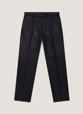 Men's Boiled Wool Trouser in Navy