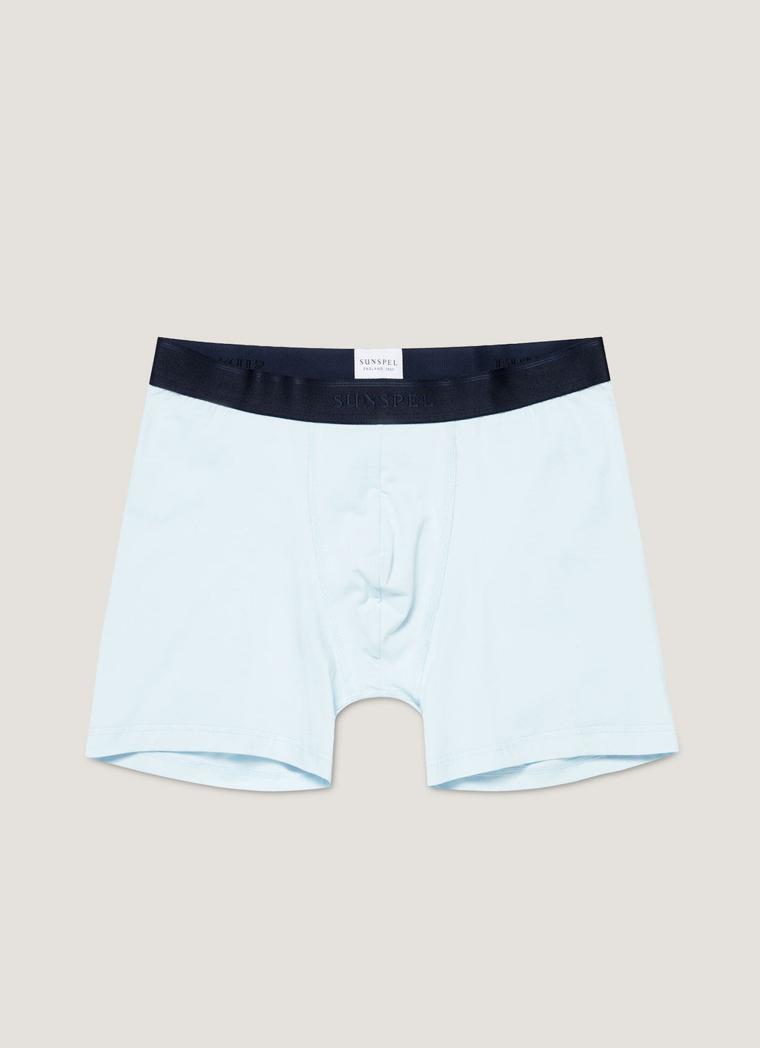 Men's Supima Cotton Stretch Boxer Briefs in Light Blue