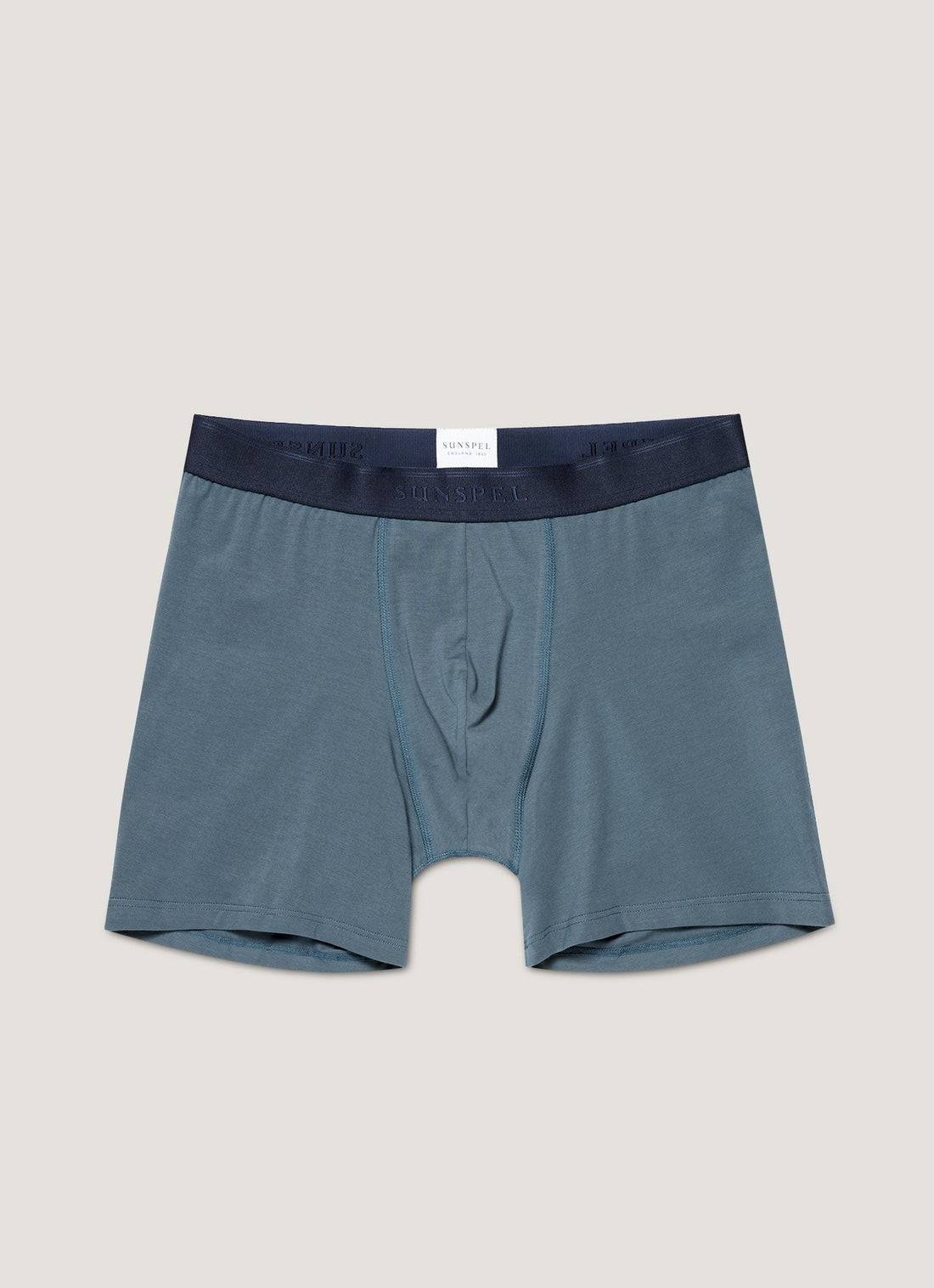 Men's Supima Cotton Stretch Boxer Briefs in Dark Petrol